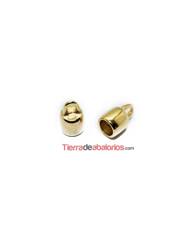 Terminal 14x8mm Agujero 6mm, Dorado