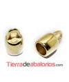 Terminal 14x8mm Agujero 6mm, Dorado