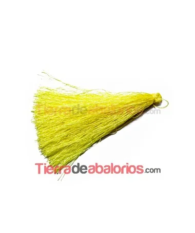 Borla de Poliester 90mm Amarillo