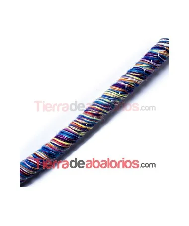 Cordón Algodón Multi-hilos 10mm Multicolor