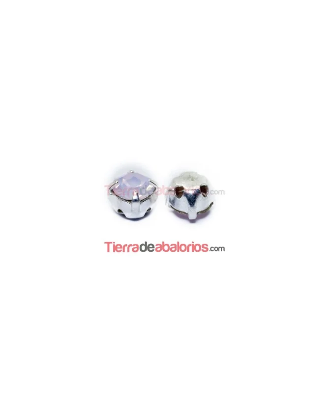 Chatón Engastado Swarovski SS20, Rose Water Opal
