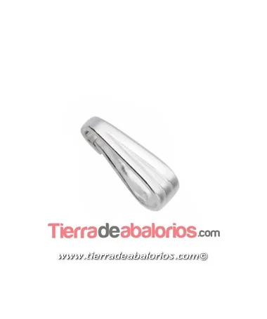 Porta-Colgante 9x4mm, Plata de Ley Porta-Colgante 9x4mm, Plata de Ley