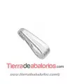 Porta-Colgante 9x4mm, Plata de Ley