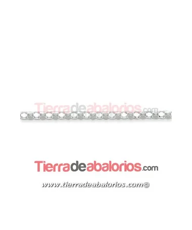 Cadena Cordón Popcorn 2,2mm grosor, Plata de Ley (metro) Cadena Cordón Popcorn 2,2mm grosor, Plata de Ley (metro)