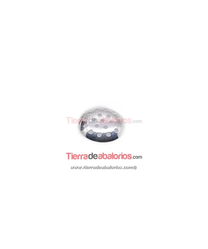 Fornitura Regadera 16mm para Anillo - Plateada