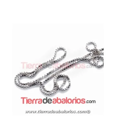 Cadena Veneciana 1mm, Plata de Ley (x20cm) Cadena Veneciana 1mm, Plata de Ley (x20cm)
