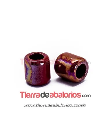 Cerámica Tubo 20x19mm Agujero 11mm, Rojo
