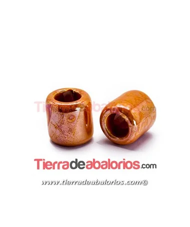 Cerámica Tubo 20x19mm Agujero 11mm, Naranja