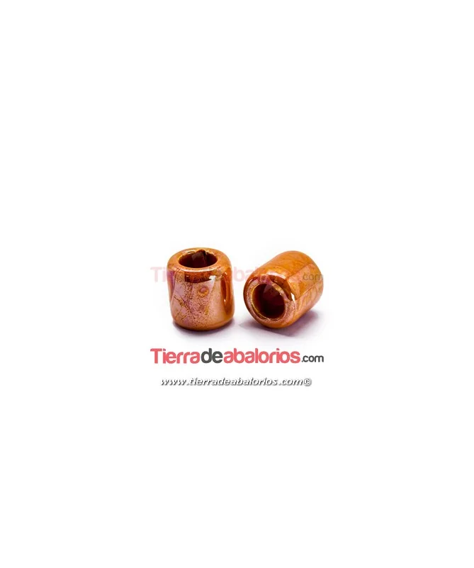 Cerámica Tubo 20x19mm Agujero 11mm, Naranja Cerámica Tubo 20x19mm Agujero 11mm, Naranja