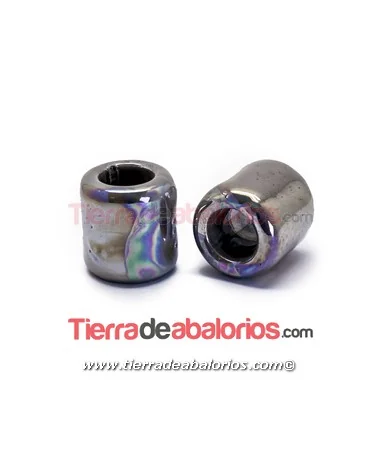 Cerámica Tubo 20x19mm Agujero 11mm, Gris Claro