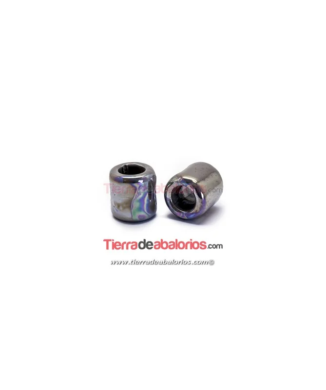 Cerámica Tubo 20x19mm Agujero 11mm, Gris Claro