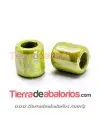 Cerámica Tubo 20x19mm Agujero 11mm, Verde Pistacho