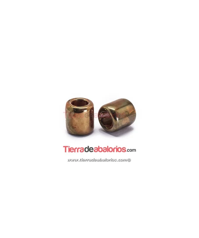Cerámica Tubo 20x19mm Agujero 11mm, Teja Irisado
