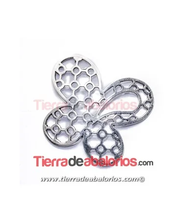 Colgante Mariposa 45x40mm, Plateada Colgante Mariposa 45x40mm, Plateada