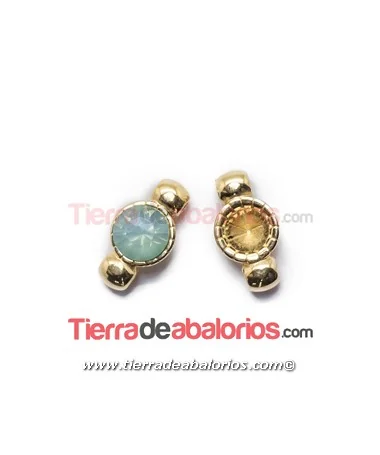 Conector 14x7mm 2 Agujeros de 1,3mm, Dorado Conector 14x7mm 2 Agujeros de 1,3mm, Dorado