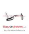 Pendiente Gota con Perno 16x5,5mm, Plata de Ley