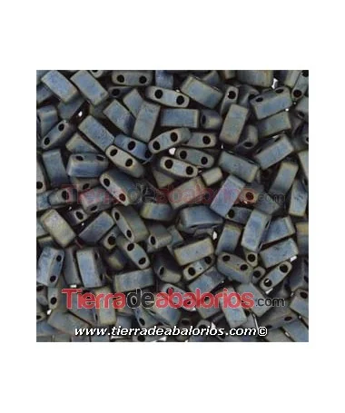 Miyuki Half-Tila 5x2,3mm Matte Metallic Silver Grey Miyuki Half-Tila 5x2,3mm Matte Metallic Silver Grey