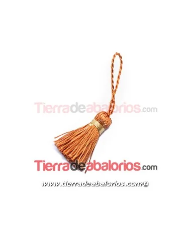 Borla Torzal 35mm, Caldera con Hilo Dorado Borla Torzal 3,5cm Caldera con Hilo Dorado
