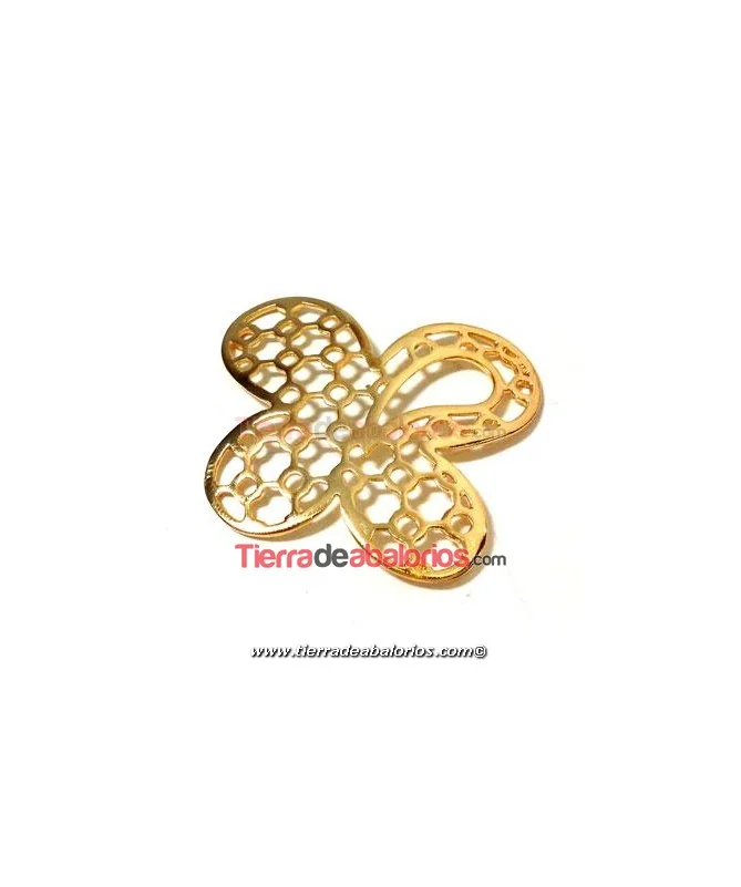 Colgante Mariposa 45x40mm, Dorada