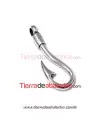 Cierre Anzuelo 37x13mm Agujero 4,8mm, Plateado