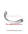 Media Pulsera 60mm, con 2 Agujeros 2,7mm, Plateada