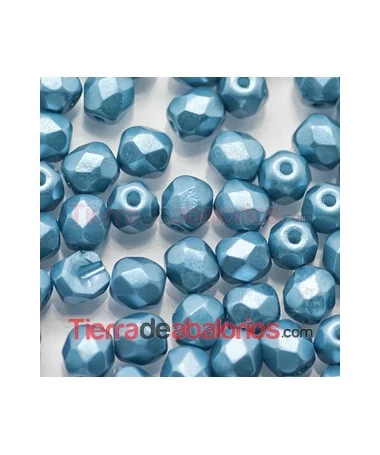 Facetada 8mm Pastel Emerald