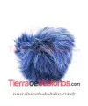 Pompón de Conejo 60mm Azul Petróleo