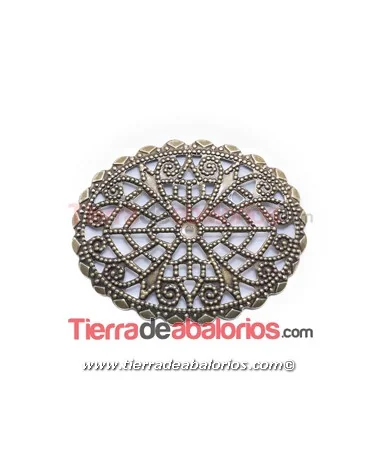 Filigrana Ovalada 45x36mm, Oro Viejo