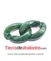Eslabón Acrílico 28x20mm Verde Botella