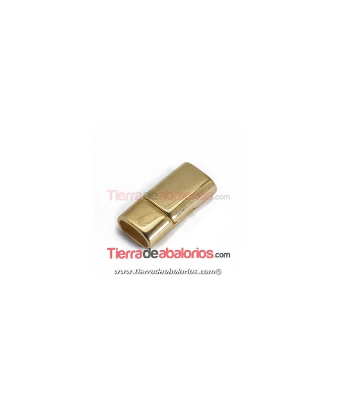 Cierre con Imán 26x12,5mm Agujero 10x5mm, Dorado