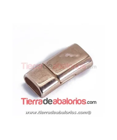 Cierre con Imán 26x12,5mm Agujero 10x5mm, Oro Rosa