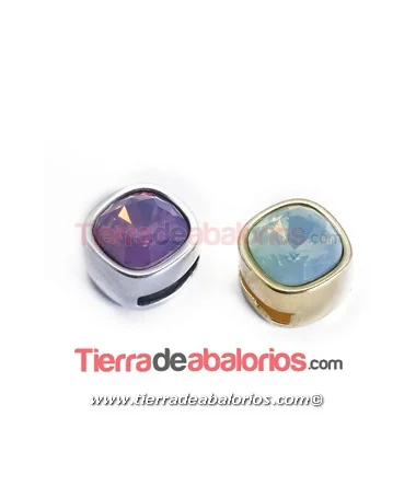 Entrepieza para Cabujón Swarovski 10mm, Dorada Entrepieza para Cabujón Swarovski 10mm, Dorada