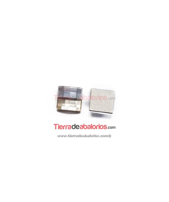 Chessboard Square Preciosa® 10mm Crystal Honey