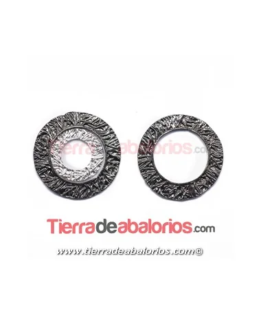 Aro Rústico 36mm Agujero Central 22mm, Grafito Aro Rústico 36mm Agujero Central 22mm, Grafito