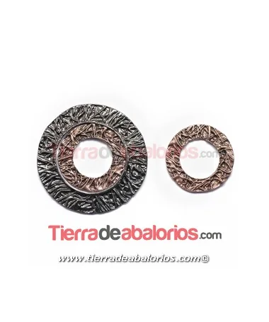 Aro Rústico 22mm Agujero Central 13mm, Cobre