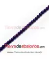 Hematite Bola 5mm Agujero 1,2mm Morado Tornasolado Met.