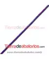 Hematite Canutillo 3x3mm Agujero 0,4mm Morado Tornasol Met.