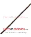 Hematite Canutillo 3x3mm Agujero 0,4mm Ocre Oscuro Met.