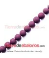 Lava Etna Bola 8mm Agujero 1,5mm Burdeos