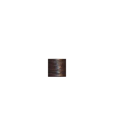 Cordón de Cuero 1mm - Marrón Chocolate