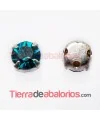 Chatón Engastado Swarovski SS20, Blue Zircon