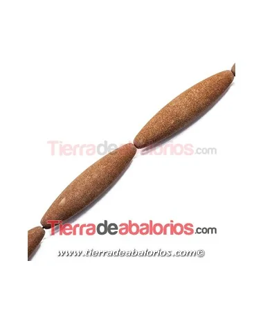 Lava Etna Oliva 51x12mm Agujero 1,8mm Castaño