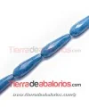 Jade Gota Facetada 30x10mm Agujero 1,5mm Blue Biscay Bay