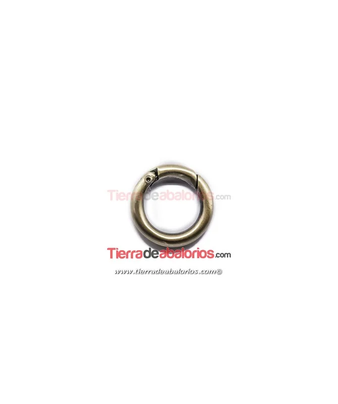 Anilla Cierre para Bolso o Llavero 29mm Oro Viejo