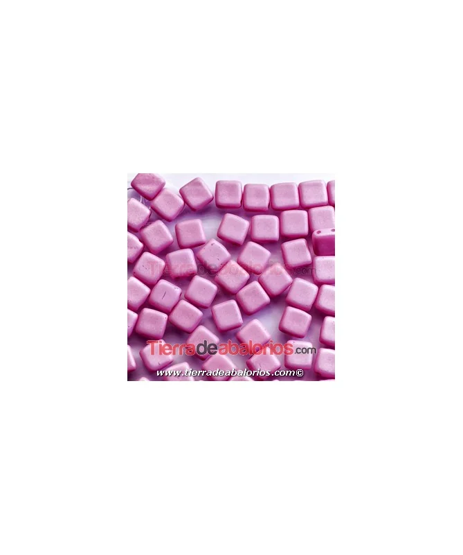 Tila Checa 6mm Pastel Pink Mate