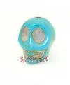 Calavera Howlita 12x9mm Agujero 1mm Turquesa