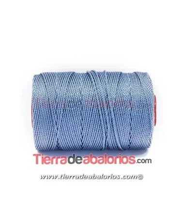 Hilo Trenzado de Nylon 1,5mm - Azul Agua