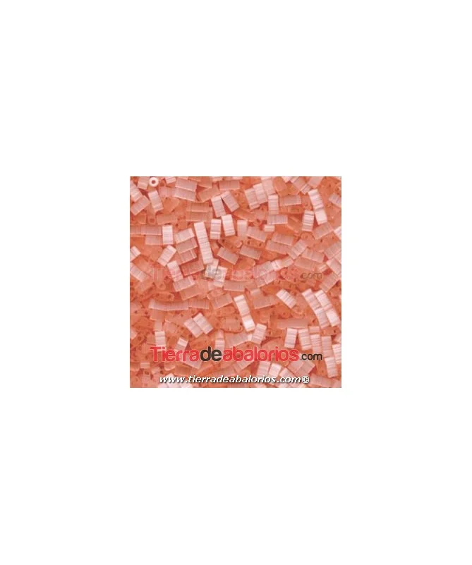 Miyuki Half-Tila 5x2,3mm Silk Light Coral