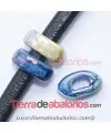 Cerámica Eye 26x16x10mm Agujero 11x7mm Blue Ocean