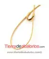 Terminal para Final de Collar ó Pulsera, Dorado